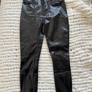 SPANX Shiny Black Leggings